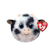 Pelúcia Ty Beanie Balls Vaca Moophy | Bolinha Fofa, Colorida e Perfeita para Presentear, Brincar ou Colecionar com Carinho
