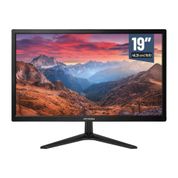 Monitor 19' HD LED 60hz HDMI VGA 3.6ms Preto - MYMAX