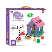 Brinquedo Infantil Casa Do Tom Tom Em Madeira 21 Peças - Nig 0476