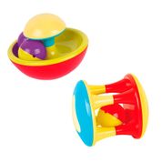 Kit Chocalho Infantil Pimpolho Bolinha Colorido