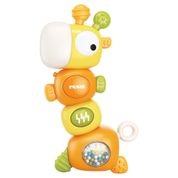 Brinquedo Interativo Musical Girafa Unissex Pimpolho - Laranja