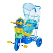TRICICLO GANGORRA 3 EM 1 COM CAPOTA CACHORRINHO AZUL - BEL BRINK