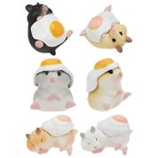 Blind Box, Caixa Surpresa, Kitan Club Hamster N Ovo: Conjunto de Brinquedo com 1 de 6 Figurinhas Colecionáveis - Decoração Divertida e Versátil.