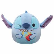 Pelúcia Squishmallows Disney Stitch com Batatas Sunny 4360 – Bicho Fofo e Colecionável Super Macio