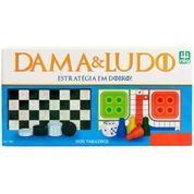 Jogo De Tabuleiro 2 Em 1 Dama E Ludo - Nig 1059