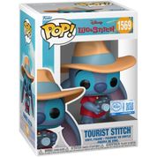 BONECO FUNKO POP! DISNEY LILO STITCH - STITCH TURISTA (DIAMOND) - CANDIDE
