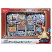 Pokémon TCG Box Charizard ex em Dobro Copag