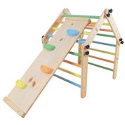 Mini Playground – Triângulo Pikler Articulado Com Rampa
