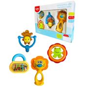 CONJUNTO DE CHOCALHOS BABY COLORIDO - BUBA