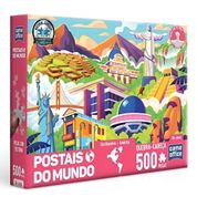Quebra Cabeca Postais Do Mundo America 500 Pcs Toyster 3224