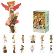 Blind Box,Coleção POP MART Fada Punk Rebelde Pêssego, Caixa Surpresa Pêssego Riot, Miniaturas Colecionáveis para Decorar, Presente Criativo