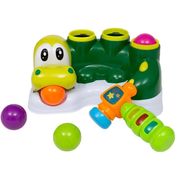 BRINQUEDO JACARE BATE - MARTELO COM BOLINHAS - BUBA
