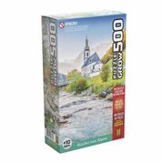 Quebra-Cabeça - 500 Peças - Riacho nos Alpes - Grow