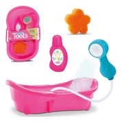 Banheira Para Boneca Banho Do Bebe Toots Com Acessorios