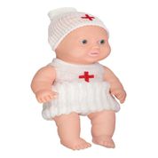 Boneca Colecão Little Bee Medica Com Termometro