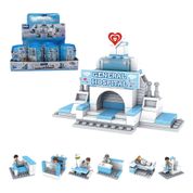 1 Ovo Na Capsula Blocos De Montar Box Mini Hospital Azul Lat