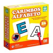 Kit de Carimbos Educativos Alfabeto 26 Peças Nig