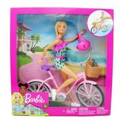 Boneca Barbie passeio de bicicleta Mattel