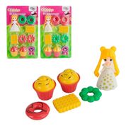Kit Comidinha De Doces E Sobremesas Com Bonequinha De Anime