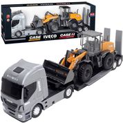Brinquedo Colecionável Miniatura Caminhão Carregadeira Iveco