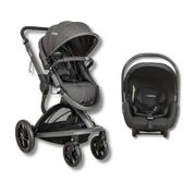 CARRINHO QUANTUM MELANGE + BEBE CONFORTO CASULO CLICK PRETO (415Q) - KIDDO