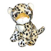 Leopardo de Pelúcia Fofy Toys Sentado e Macio – Um Amiguinho Selvagem para Brincar e Abraçar!