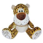 Onça-Pintada de Pelúcia Baby Plush Fofy Toys Macia, Fofa e Ideal para Presentear ou Decorar