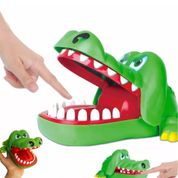 Brinquedo Jacaré Morde-Dedo – Pegadinha Divertida | Aperte o Dente Certo