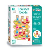 Jogo Educativo Equilibra Bebes Em Madeira Nig - 0453