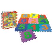 Tapete De Eva Infantil Números 10 Placas 33x33 Cm Nig - 0800