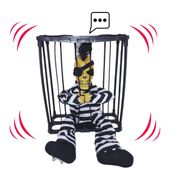 Enfeite Halloween Caveira Prisioneiro Bony S2 Toys para Decoração Assustadora de Festa Temática