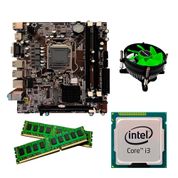 Kit Placa Mãe H55 1156 +  Intel Core I3-540 + 4GB Ram c/ HDMI