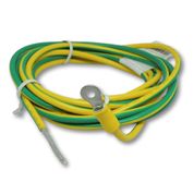 Cabo Terra 12AWG com Terminal Compressão e Estanhado 3m