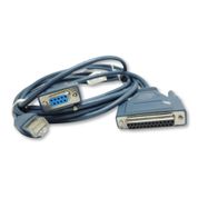 Cabo Console Serial RJ45 DB9 + DB25 para Equip. Rede