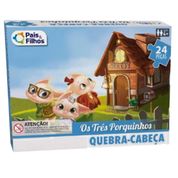 Quebra cabeça os três porquinhos 24 peças 2853 PAISeFilhos