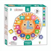 Brinquedo Educativo Relógio Didático Leãozinho – NIG Brinquedos