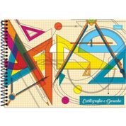 Caderno De Cartografia Desenho 96 Folhas Milimetrado Foroni