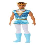 Barbie Fantasia Príncipe Ken Azul Com Coroa De Ouro - Mattel