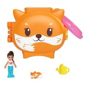 Boneca Polly Pocket Micro Mundo Pet Connects Fofo Raposa