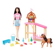 Boneca Barbie The Great Horse Criação De Cavalo Hxj40 Mattel
