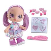 Boneca Rainbow Girls - Cabelo Colorido Roxo Com Tattoos