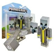 Boneco Articulado Minecraft Evocador Com Acessórios