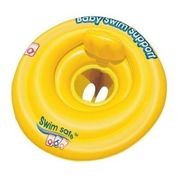 Boia Infantil Bebe Assento Fralda Inflável Swim Safe Piscina