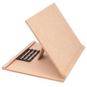 Prancheta A4 Inclinavél em MDF Ideal Para Leitura e Desenho