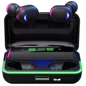 Fone de Ouvido Bluetooth 5.1 Tws Prova Dágua Cor Preto