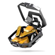 Fone de Ouvido In-ear Gamer em Metal Bluetooth 5.3 In-ear Cor Amarelo
