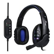 Fone de Ouvido Gamer Headset com Fio Conexão Usb e Controle Knup 359 Cor Preto