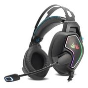 Fone de Ouvido Headset com Fio Gamer Knup 487 Rgb 7.1 Usb Cor Preto