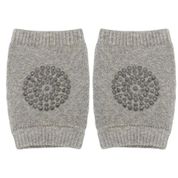 Joelheira Infantil Antiderrapante +6m Cinza Buba