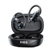 Fone de Ouvido Esportivo Lenovo LP75 Sem Fio Bluetooth 5.3 Cor Preto
